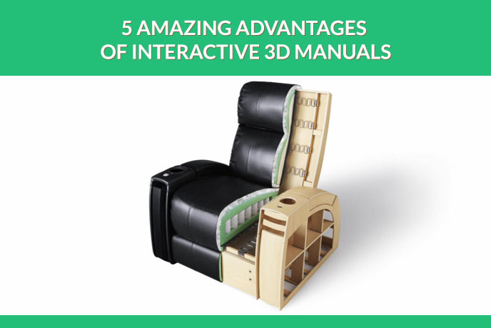 Why Furniture Manufacturers Use Product Interactive 3D Manuals