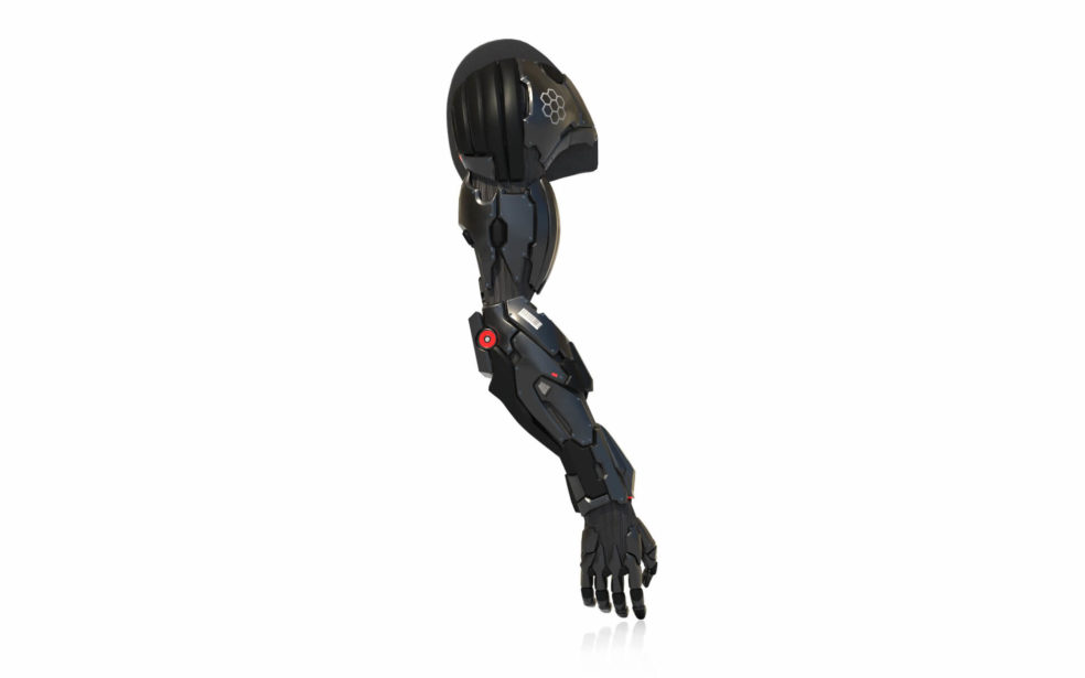 Quality 3D Rendering and Modeling for a Robot Hand