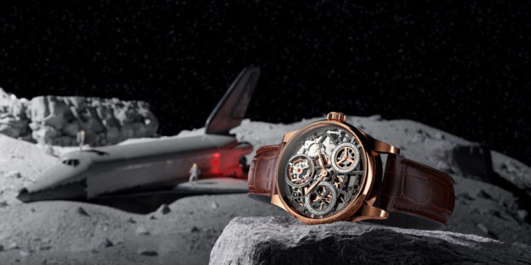 3D Rendering of a Watch on the Surface of the Moon