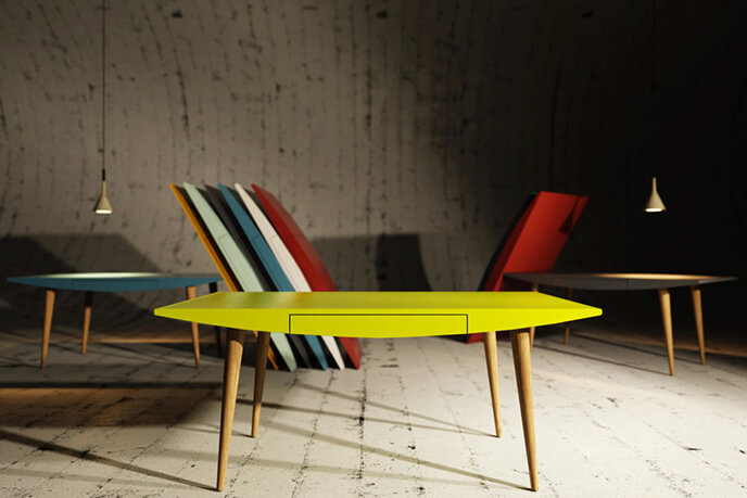 Lifestyle 3D Model Of A Table