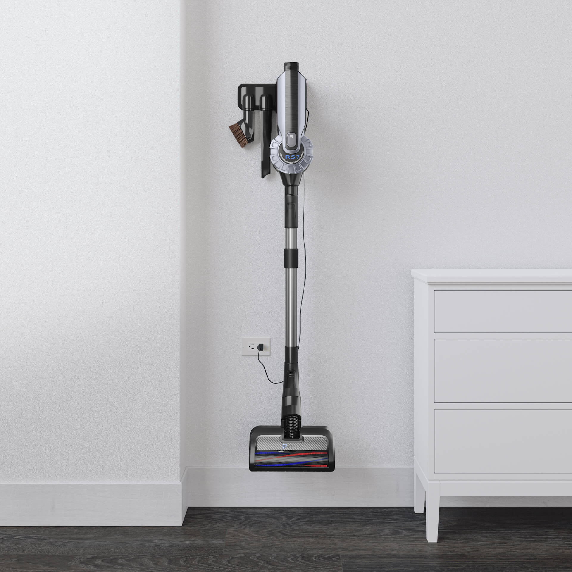 3D Rendering of a Vacuum Cleaner in an Alternative Interior