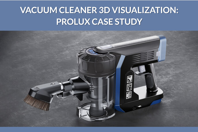 Final Result of the Vacuum Cleaner 3D Visualization Proejct