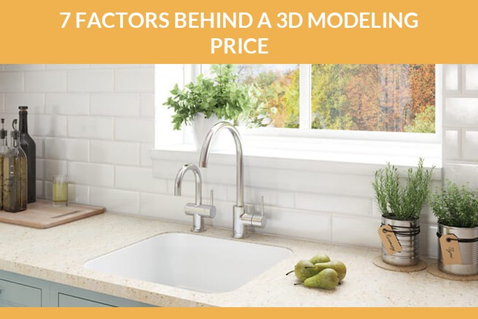 3D modeling price: 3D model of kitchen tap