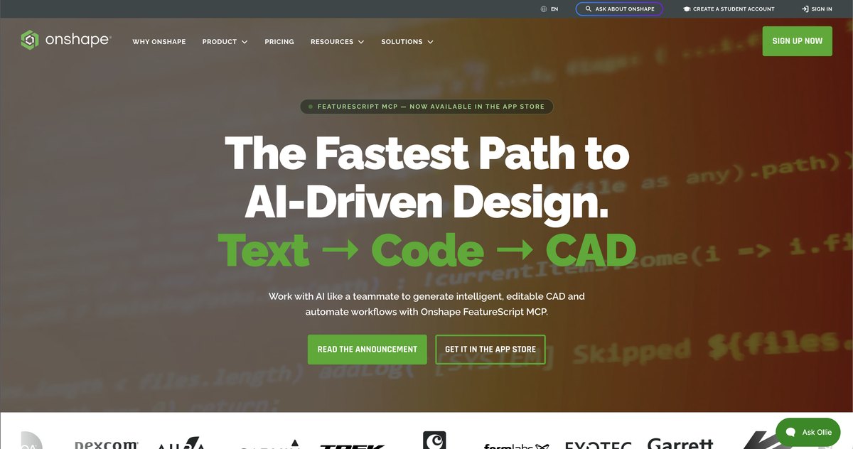 Onshape Cloud CAD Free Plan