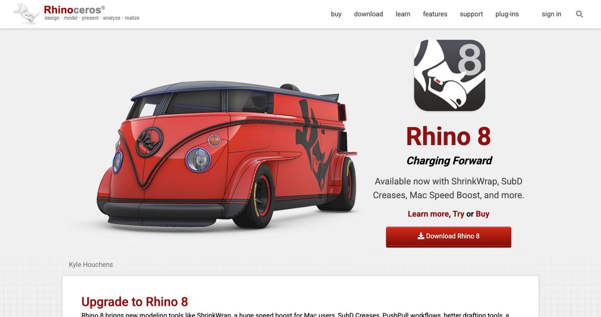 Rhino 3D Product Page