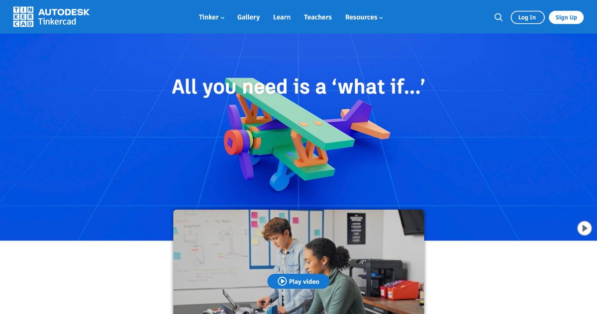 Tinkercad Free Online 3D Modeling Tool