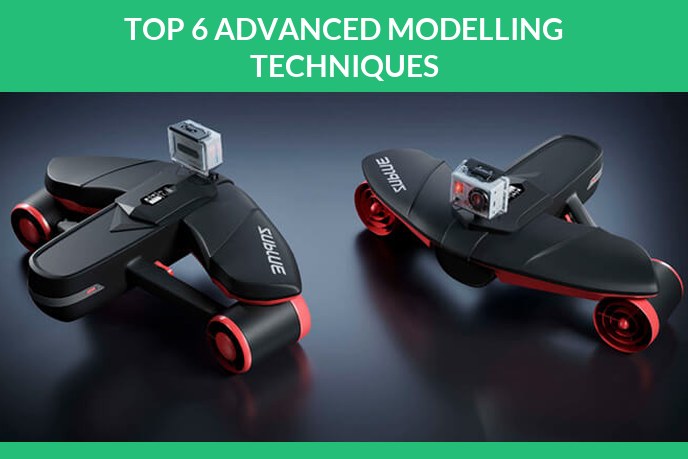 Advanced 3D modelling techniques: 3D product modelling of a camera drone