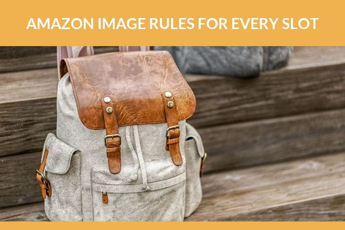 Amazon image requirements: Canvas and leather backpack photographed on a weathered wooden bench
