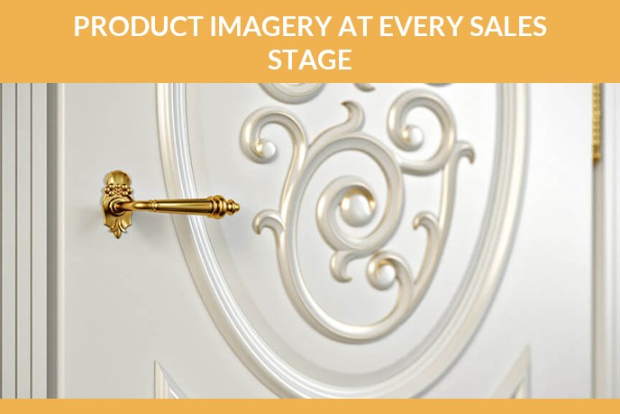 White Door Design 3D Modeling for Furniture Store Marketing