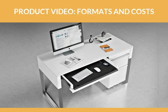 Product video: Computer desk 3D model for digital product promotion