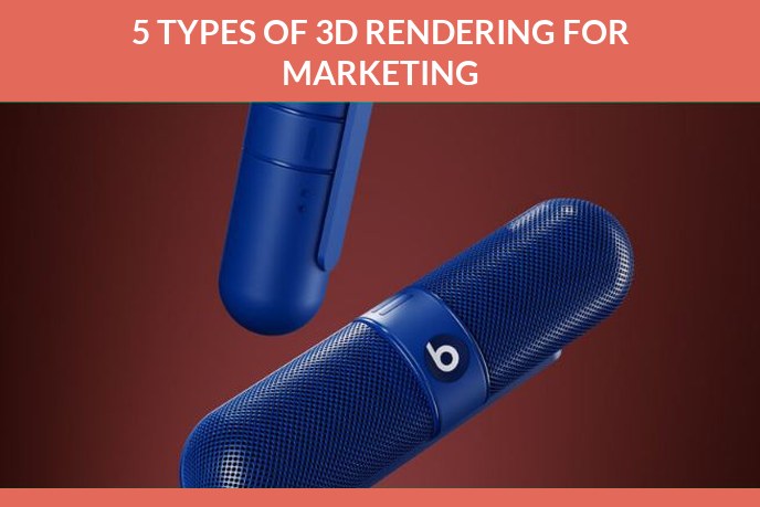 Types of 3D rendering: High-quality 3D rendering for a wireless speaker design