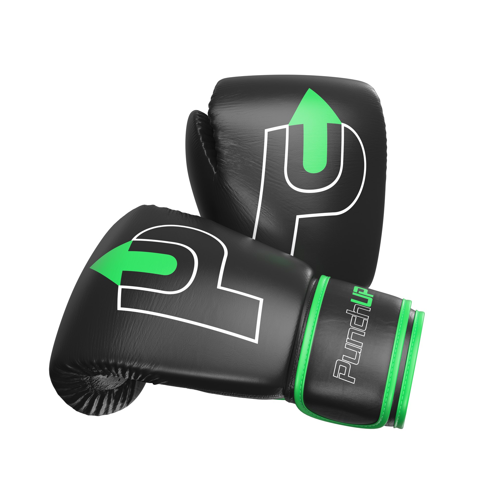 Third angle of the boxing gloves rendered from the same 3D model