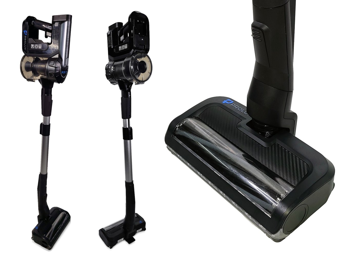 Client reference photos of the cordless vacuum cleaner supplied for the project